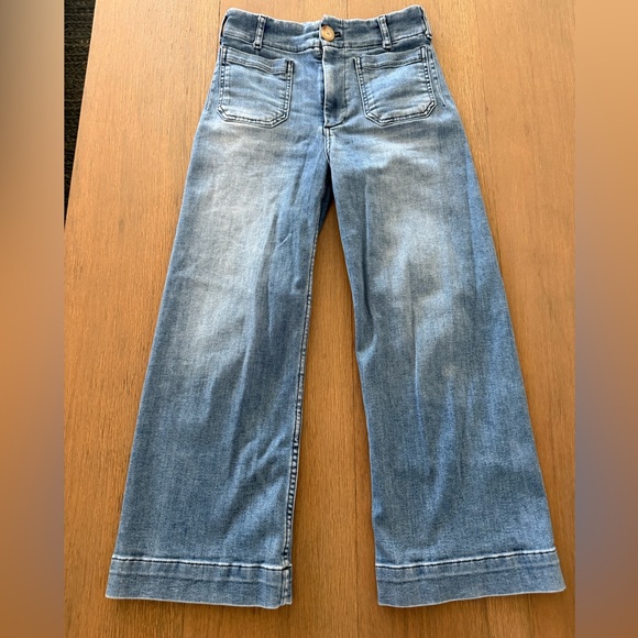 Maeve Denim - Maeve Light Blue Wide-Leg Jeans